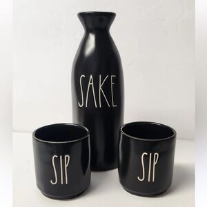 Rae Dunn by Magenta Sake Pitcher/Cup Set NIB
